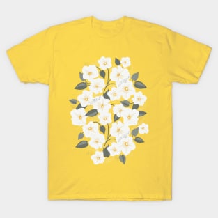 Gentle white field bindweed T-Shirt